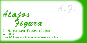 alajos figura business card
